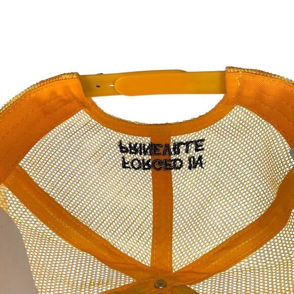 Foundry Four Distillery Snap Back Trucker Hat Black / Yellow Adjustable OS - Picture 6 of 7